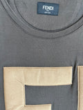 Fendi Army Green Logo T-shirt Sz XL