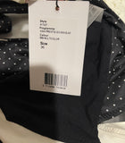 Ganni Polka Dot Ruffle Bikini Sz 36