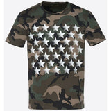 Valentino Camo Star Mariposa T Shirt Sz XXL