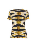 Versace Versus Medusa Bandage Print Shirt Sz XSmall