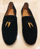 Giuseppe Zanotti Black Stew Shark Loafers Sz 46/13