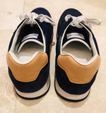Louis Vuitton Mesh Suede Blue Sneakers Sz 12