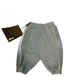 Burberry Gray Reflective Logo Hoodie & Joggers Sz 6 months
