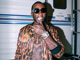Versace Leopard Print Track Jacket Sz XLarge