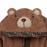 Fendi Bear Logo Terry Robe Sz 3 Months