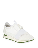 Balenciaga White Runner Race Sneakers Sz 45/12