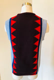 Dsquared2 Geometric Knit Vest Sz XLarge
