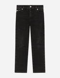 Dolce & Gabbana Black Graffiti Jeans Sz 2
