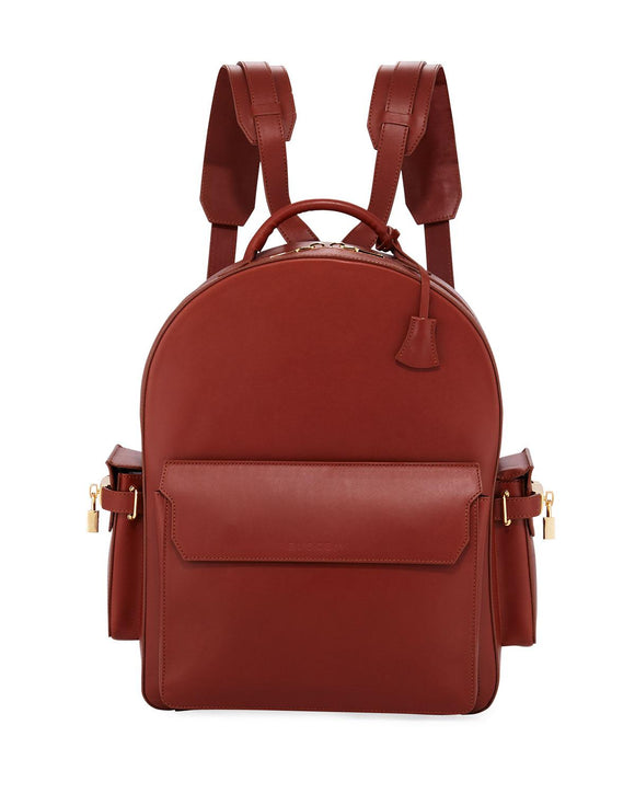 Buscemi PHD Leather Backpack in Whiskey