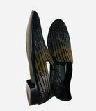 Giuseppe Zanotti Black Suede Crystal Ombré Loafers Sz 46