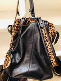 Christian Louboutin Leopard Pony Hair Backpack