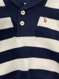 Ralph Lauren Navy Long Sleeve Striped Sweater & Pants Set Sz 6 Months