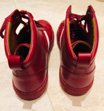 Bally Oldani Red Leather High Top Sneakers Sz 11/12