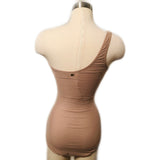 Andrea Degreas One Shoulder Beaded Lip Bathing Suit / Bodysuit Sz XS