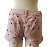 Isabel Marant Pink Star Denim Jacket & Shorts Set Sz XS