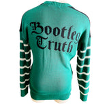 Undercover Bootleg Truth Green Cardigan Sweater Sz XL