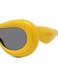 Loewe Injected Acetate Yellow Shield Sunglasses
