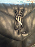 Saint Laurent YSL Lou Puffer Leather Quilted Bag Purse