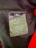 Balmain Black & Red Logo Motif Sweater Sz XL