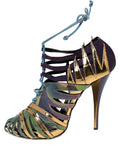 Pierre Hardy Vintage Y2K Cut Out Booties Sz