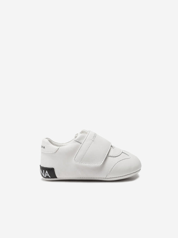 Dolce & Gabbana White Infant Logo Baby Sneakers Sz 19