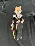 Dolce & Gabbana FOX COLONEL PATCH POLO SHIRT sz 52