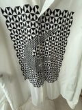 Alexander McQueen Abstract Print Shirt Sz 52