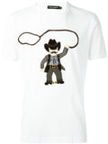 Dolce & Gabbana Cowboy Patch Cotton T shirt Sz XL