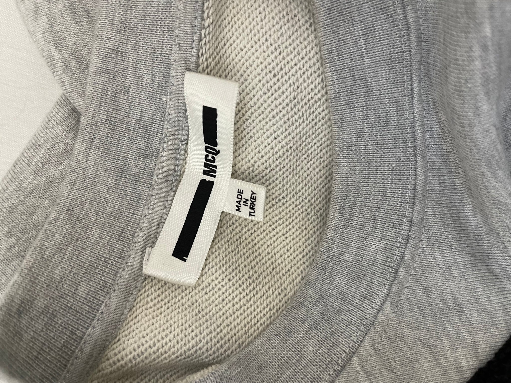 Alexander McQueen Rabbit Gray Sweatshirt Sz XLG – Wopsters Closet