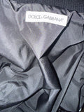 Dolce & Gabbana Satin Graffiti Bomber Jacket Sz 2