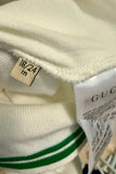 Gucci White Polo Shirt Green/Red Details sz 18/24 months
