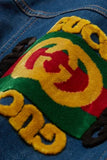 Gucci Infant Logo Patch Denim Jacket Sz 36 months