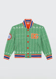 Dolce & Gabbana Green Football Logo Bomber Jacket & Shorts Sz 4