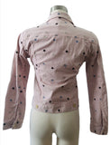 Isabel Marant Pink Star Denim Jacket & Shorts Set Sz XS