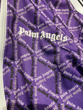 Palm Angels Purple Storm Monogram Zip-front Track Jacket Sz XL