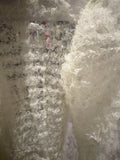 Alessandra Rich White Lace Puff Sleeve Dress Gown Sz XS