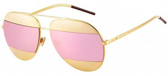 Christian Dior Split Aviator Sunglasses