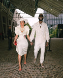 Gucci Runway Heart Ruffle Silk Dress Sz XS