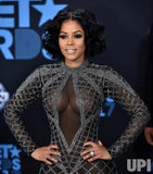 Charbel Zoe Black Crystal Custom Couture Gown Sz XS