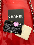 Chanel Red Strass Patent Bon Bon Tote Bag