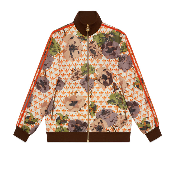 GUCCI グッチPrinted Technical Jersey Jacket Gucci Technical Jersey zip-up Jacket | Black | FARFETCH