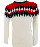 Valentino Argyle Sweater Sz XL