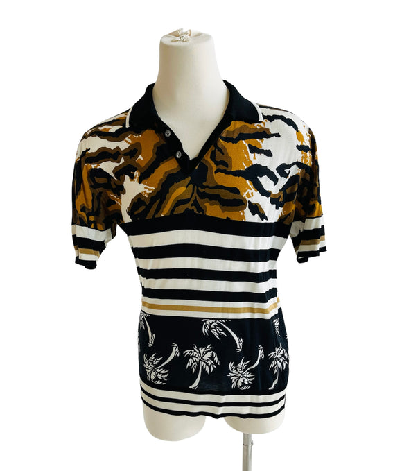 Dolce & Gabbana Tiger Palm Shirt sz 52