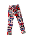 Moschino Highway 95 Printed Jeans Sz Sm