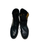 Christian Louboutin Black Leather Trapman Hiking Boot Sz 45