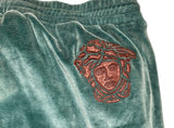 Versace Velvet Velour Medusa Sweat Pants Sz 3XL