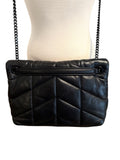 Saint Laurent YSL Lou Puffer Leather Quilted Bag Purse