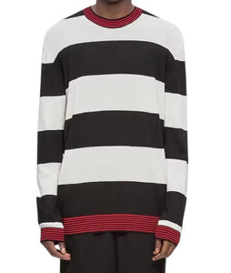 Alexander McQueen MCQ Striped Knit Sweater Sz XLG