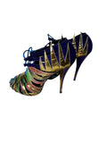 Pierre Hardy Vintage Y2K Cut Out Booties Sz