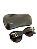Chanel Black Logo 5492 1047 Butterfly Sunglasses